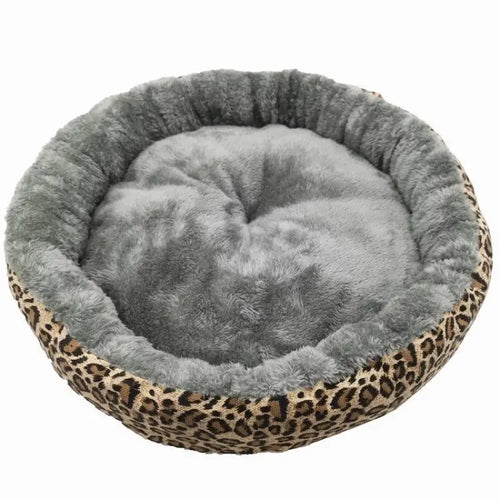 Deluxe Plush Round Pet Bed