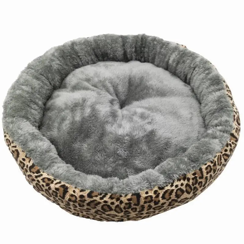 Deluxe Plush Round Pet Bed